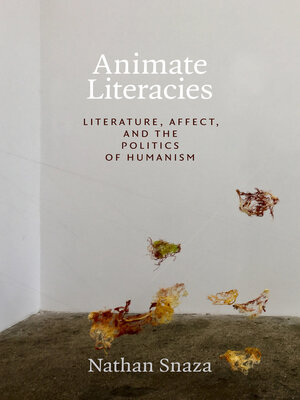 cover image of Animate Literacies